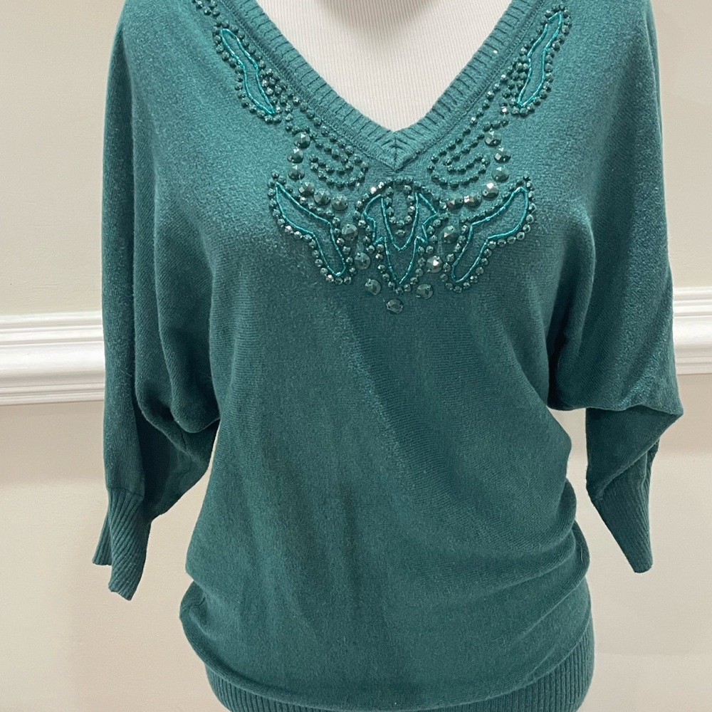 Green sweater